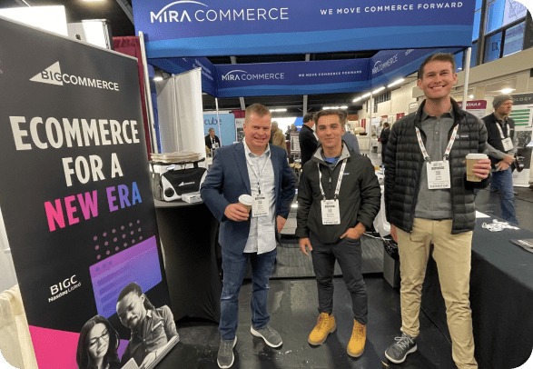 Mira Commerce, BigCommerce and Feedonomics working together