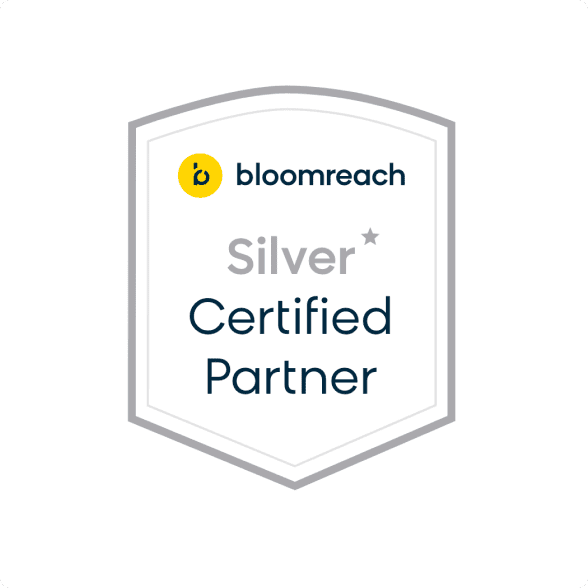 Bloomreach Sliver Certified Partner logo