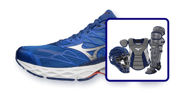 Example of Mizuno products