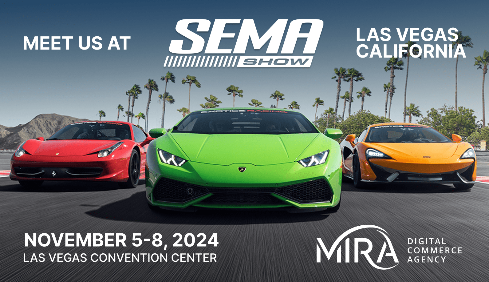 Join Mira Commerce at the 2024 SEMA Automotive Show